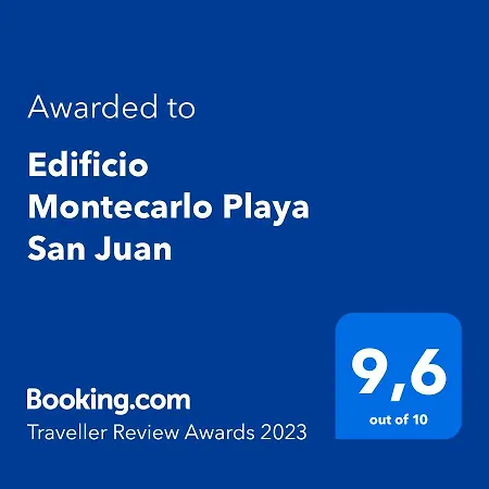아파트 Edificio Montecarlo Playa San Juan 엘 캄펠로